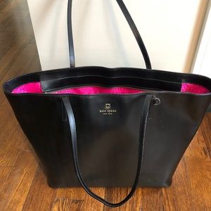 Kate Spade Shoulder Tote Smooth Cowhide Leather
